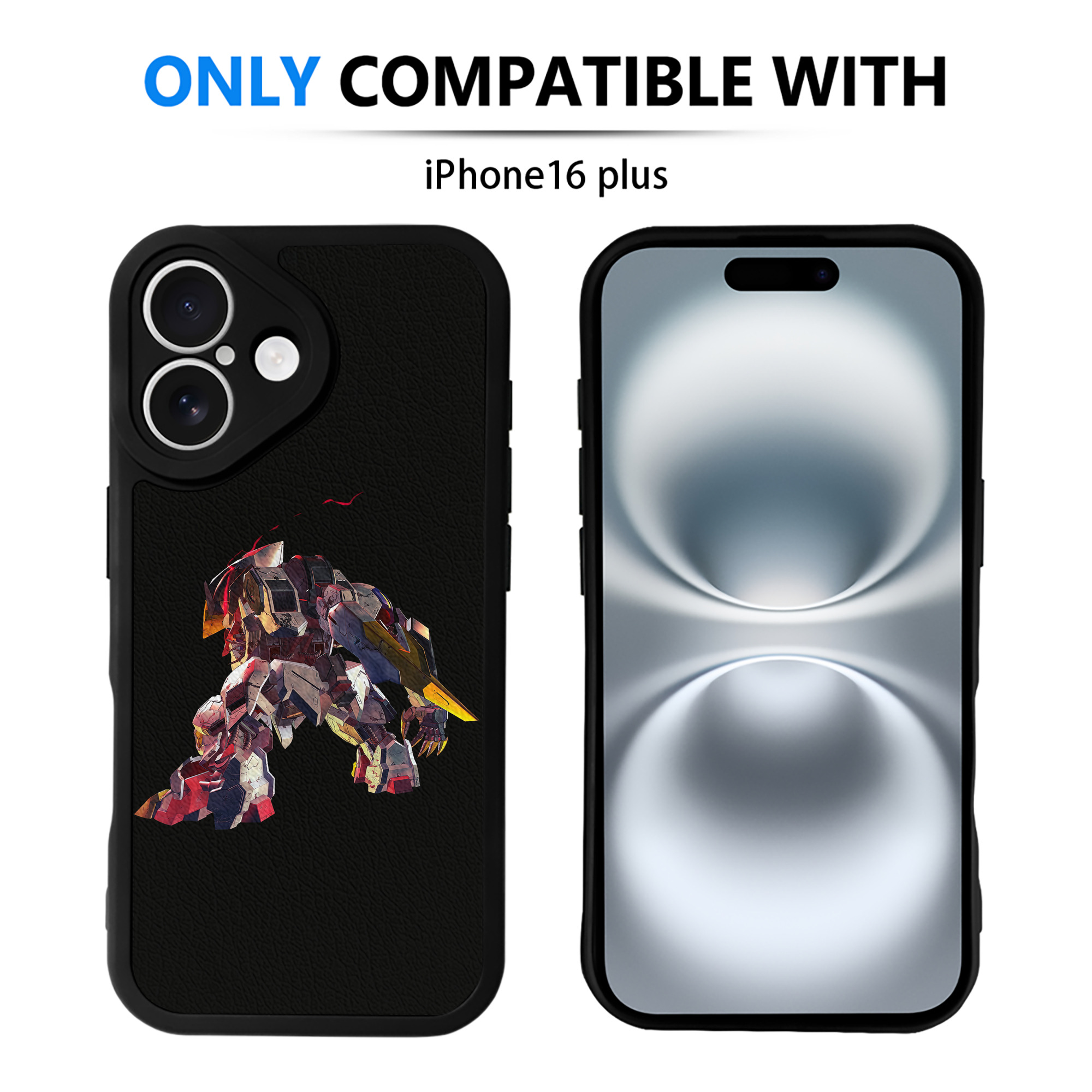 （画像用） 機動戦士ガンダム Mobile Suit Gundam 【iPhone 16シリーズ対応】シリコンスマホケース（レザー調） 材質：シリコン